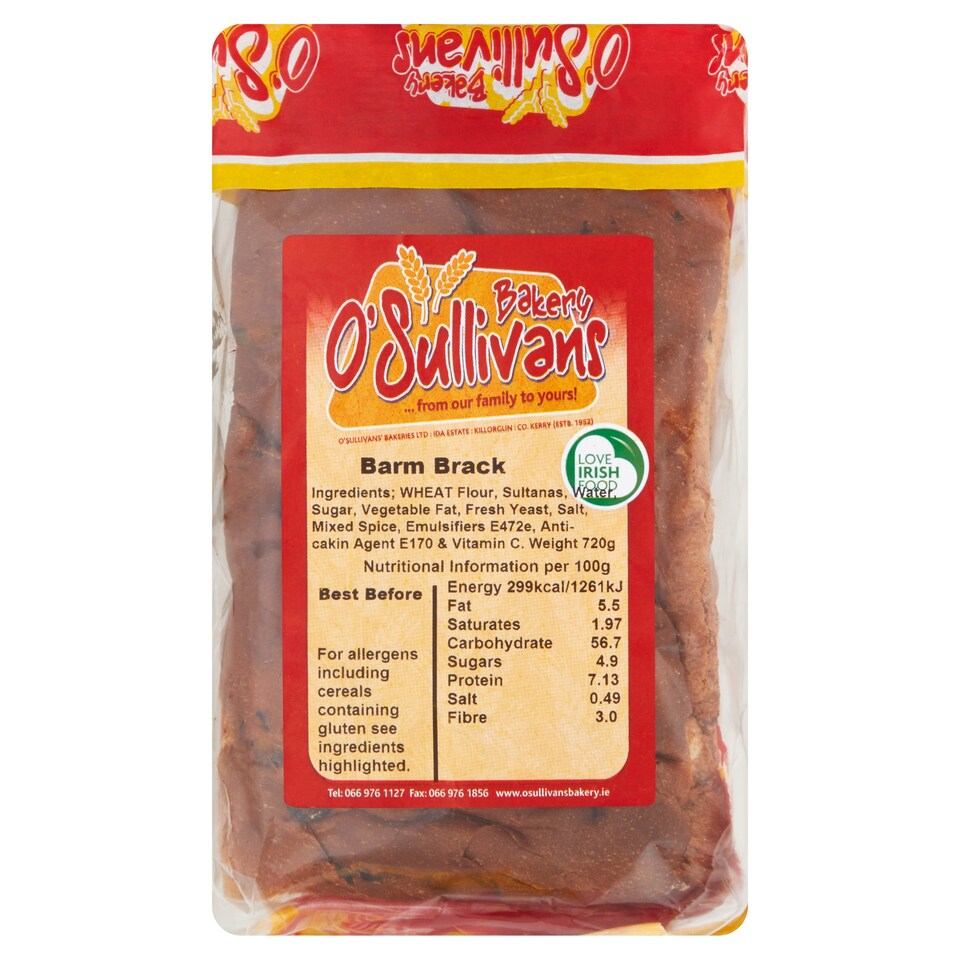 O'sullivans Barm Brack 720G
