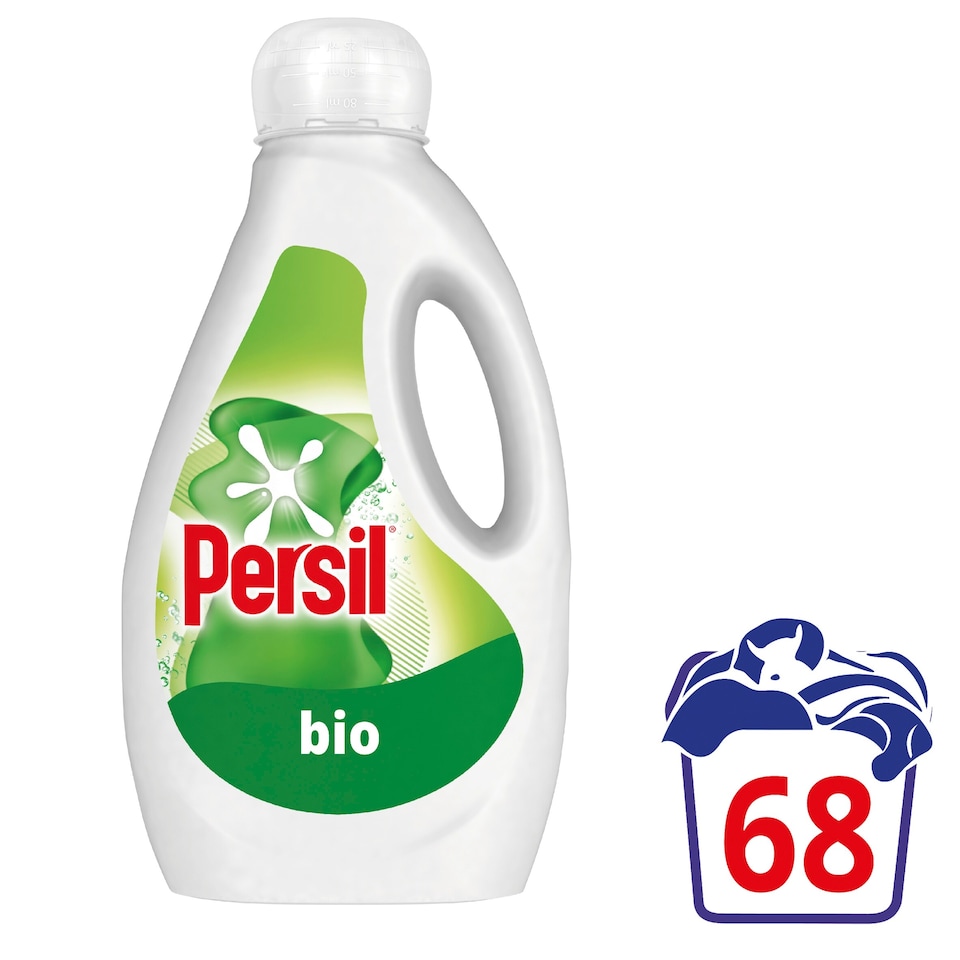 image 1 of Persil Bio Laundry Washing Liquid Detergent 68 Washes 1836ml
