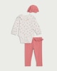 image 1 of F&F Baby 3-Piece Pure Cotton Set in Pink
