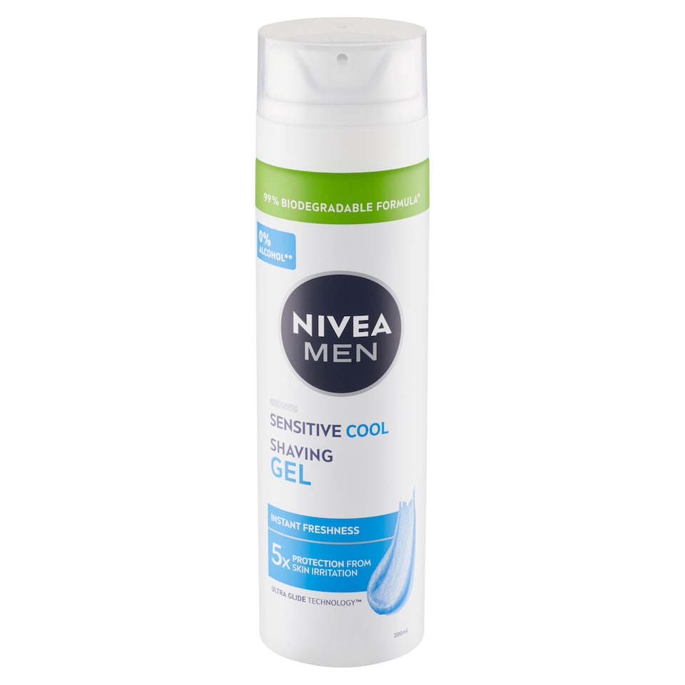 image 1 of Nivea Men Sensitive Cool Shaving Gel 200 ml
