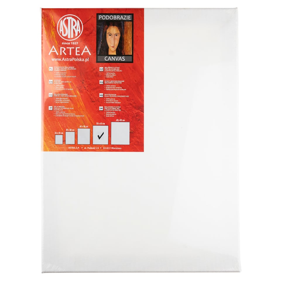 Astra Canvas for Oil and Acrylic Painting 50 x 60 cm
