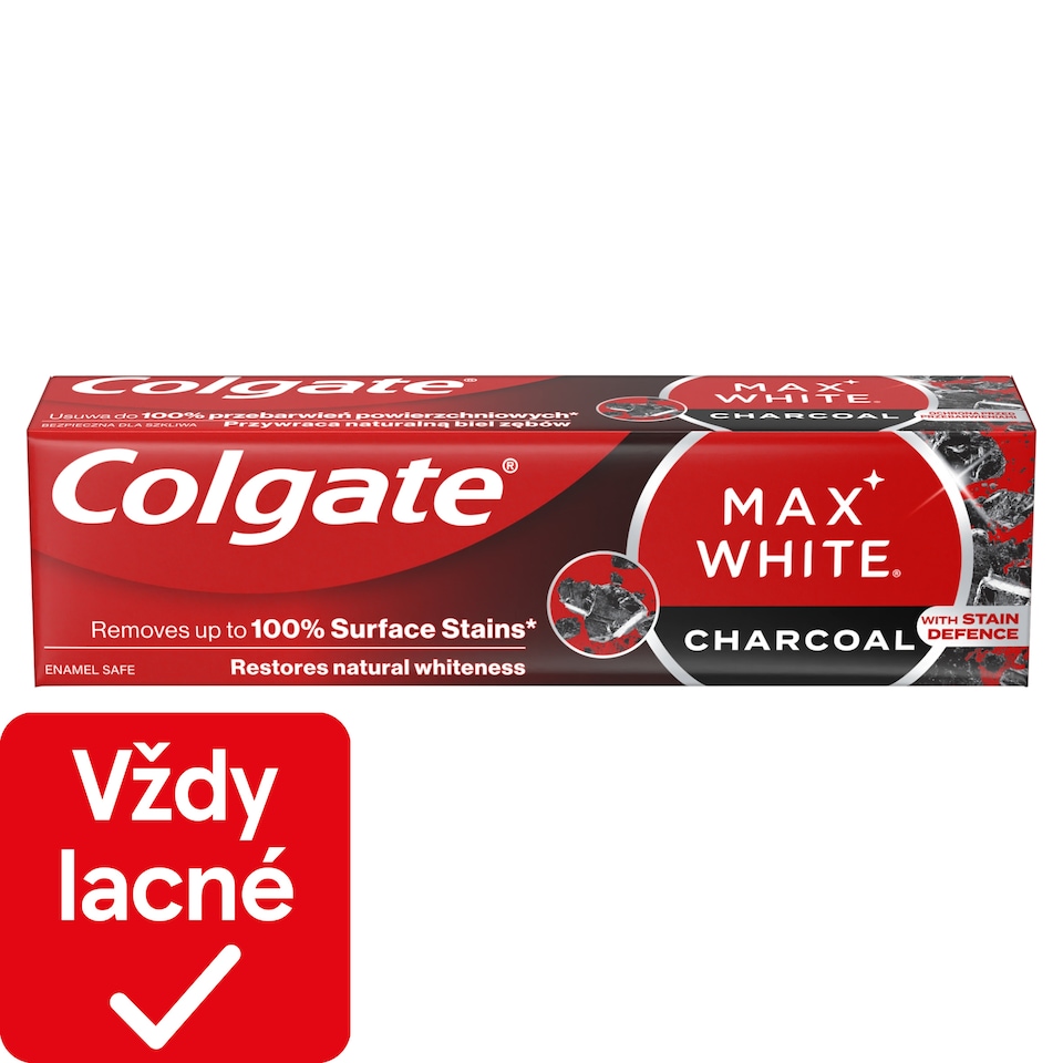 image 1 of Colgate Max White Charcoal Toothpaste
