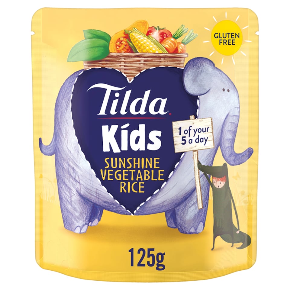 image 1 of Tilda Kids Sunshine Vegetable Rice 125G