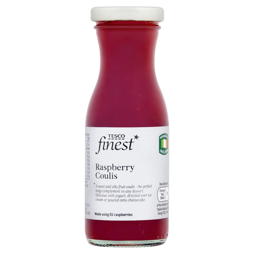 Tesco Finest Raspberry Coulis 190g