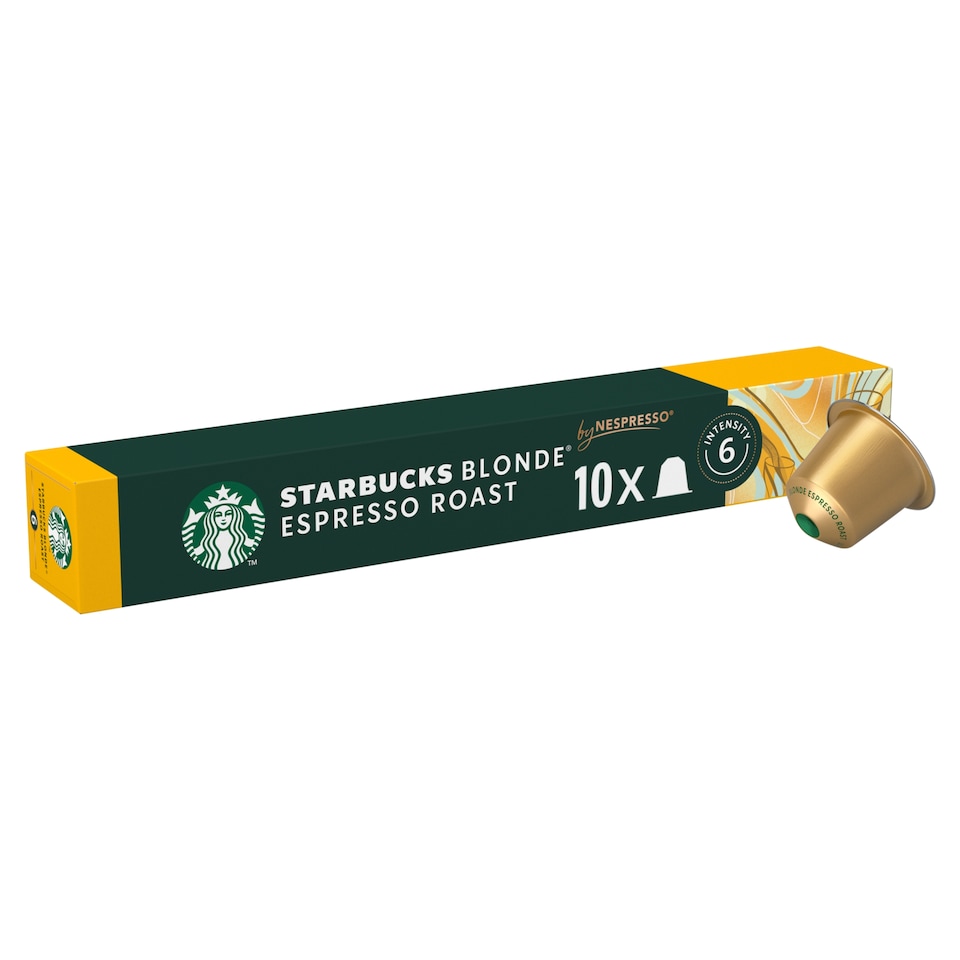 image 1 of Starbucks by Nespresso Blonde Espresso Roast Coffee Pods x10 53g