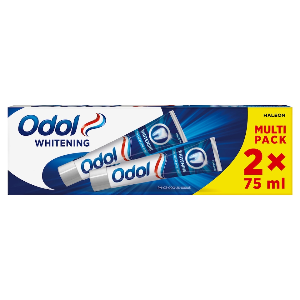 Obrázek 1 pro produkt Odol Whitening zubní pasta s fluoridem 2 x 75ml