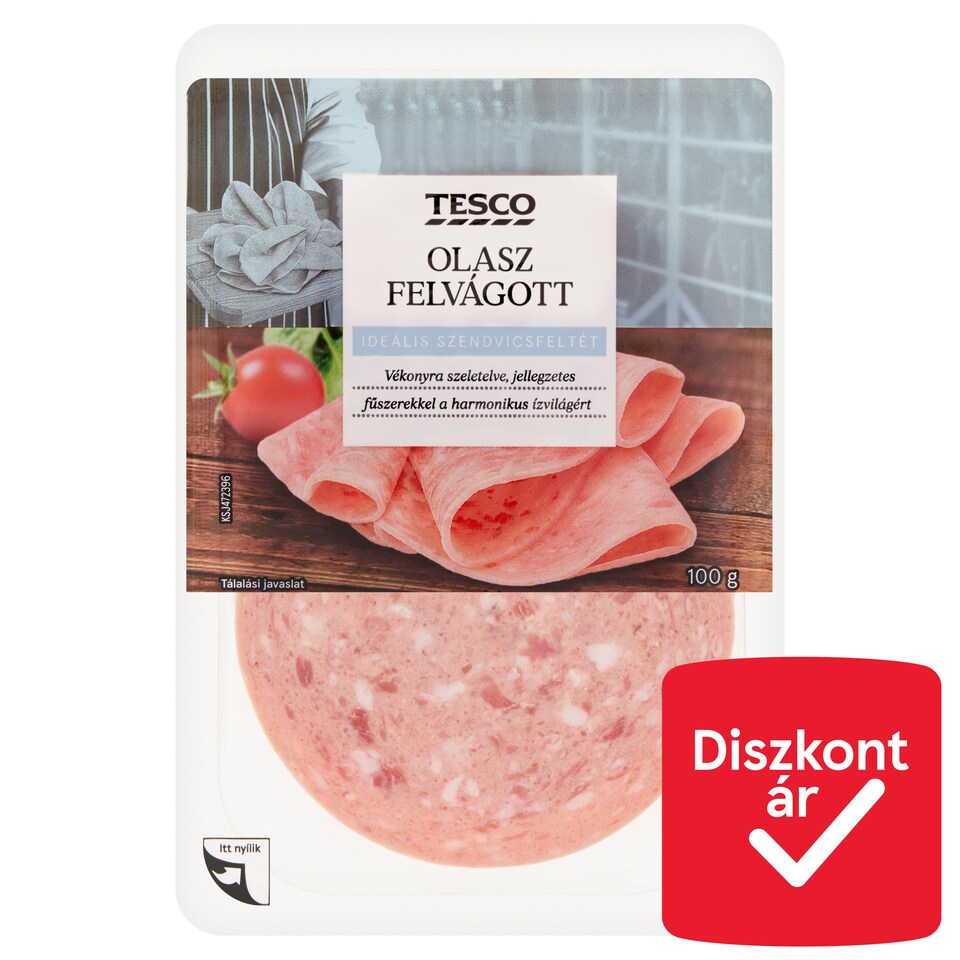 Tesco szeletelt olasz felvágott 100 g