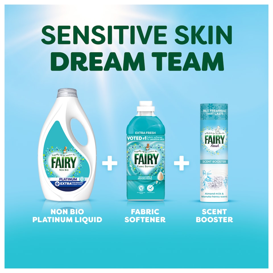 image 1 of Fairy Non Bio Platinum Washing Liquid 43 Washes 1333ml