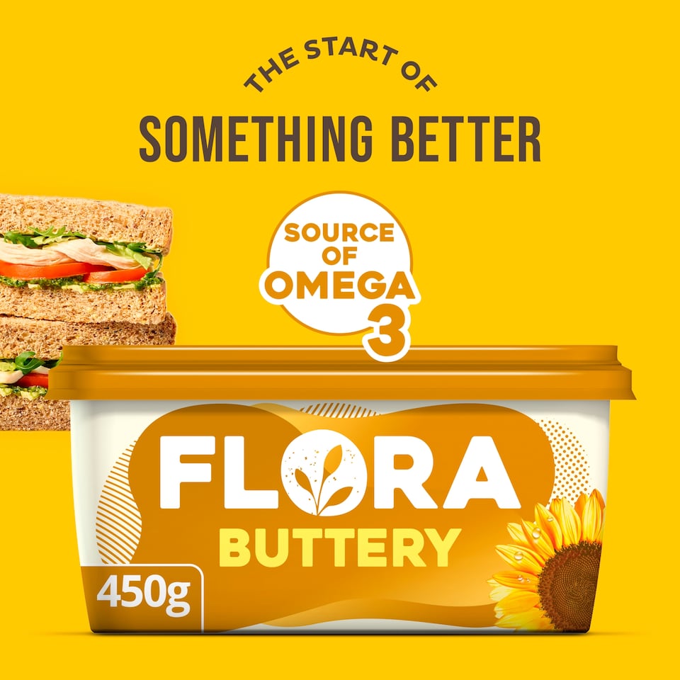 image 1 of Flora Buttery Spread with Natural Ingredients 450G