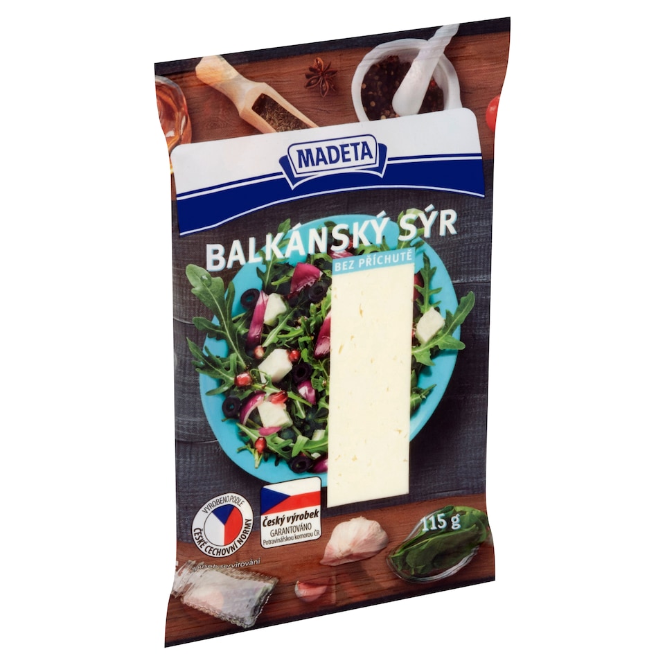 Obrázek 1 pro produkt Madeta Balkánský sýr bez příchutě 115g