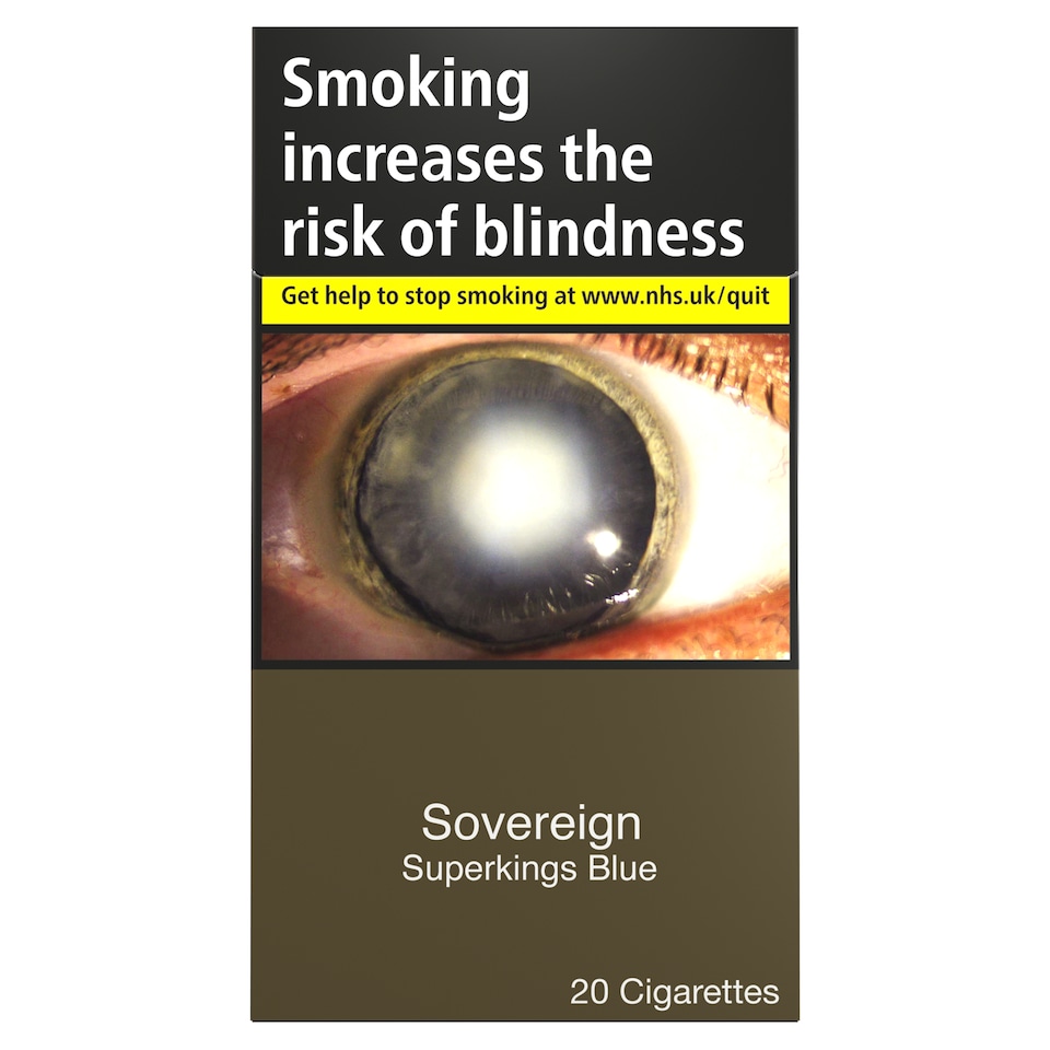 Sovereign Superkings Blue Cigarettes 20 Pack