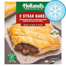 Holland's 2 Steak Bakes 280g
