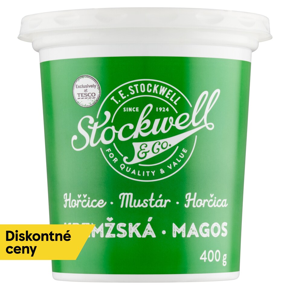 Stockwell & Co. Kremžská horčica 400 g