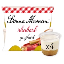 Bonne Maman Rhubarb Yogurt 4X125g