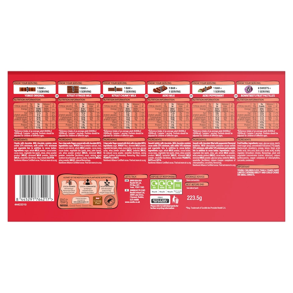 image 1 of Nestle Chocolate Christmas Selection Box 223.5g