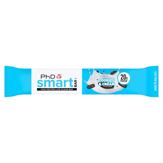 Phd Smart Bar Cookies & Cream 64G Tesco Groceries