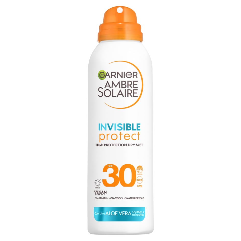 image 1 of Garnier Ambre Solaire Invisible Protect SPF30 150ml