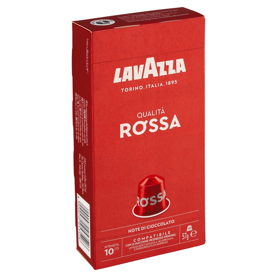 image 1 of Lavazza Qualità Rossa Ground Coffee Capsules 10 pcs 57g