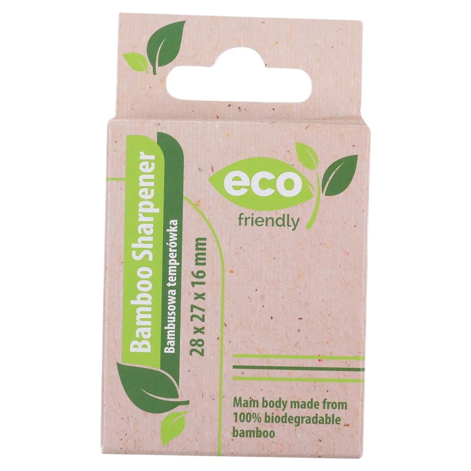 Eco Friendly bambusz élező 28 x 27 x 16 mm  1. kép