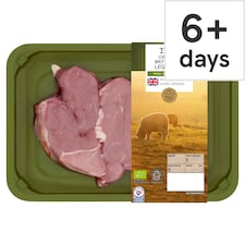 Tesco Organic British Lamb Leg Steaks 300G