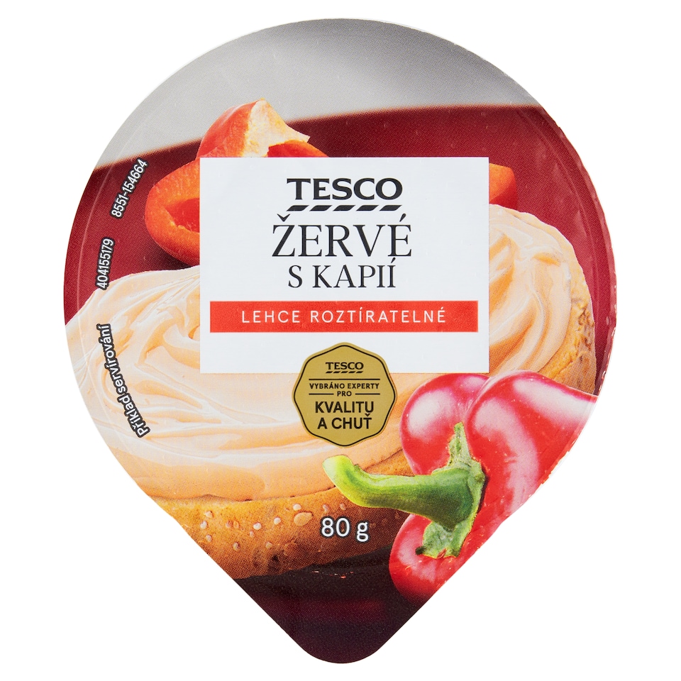 Tesco Cream Cheese with Peppers 80g