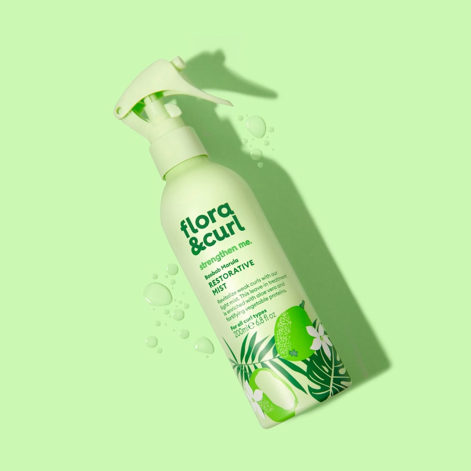image 1 of Flora & Curl Baobab Marula Restorative Mist 200ml