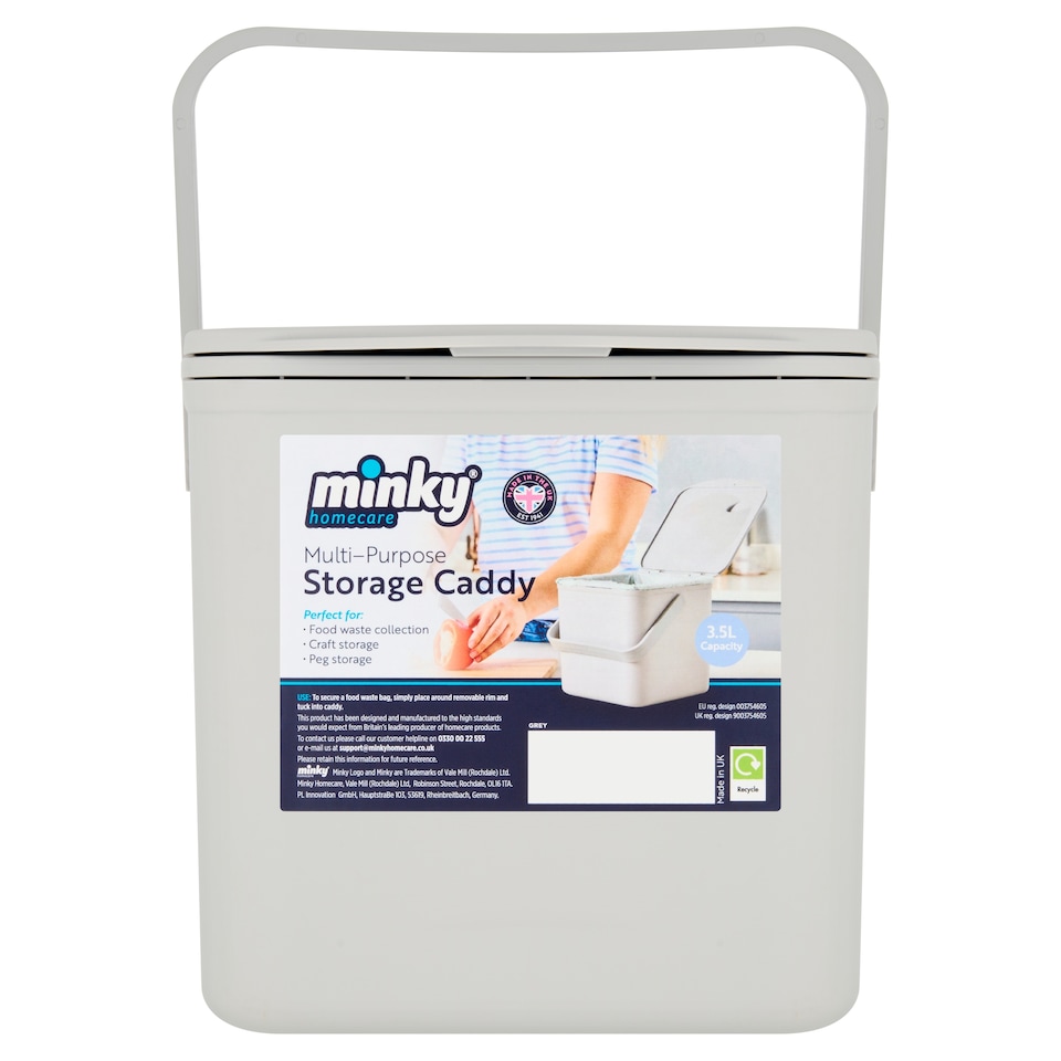 Minky Food Caddy Grey