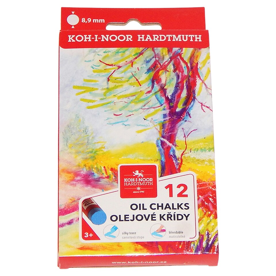 KOH-I-NOOR Set of Oil Chalks 12 pcs