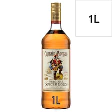 Captain Morgan Original Spiced Gold Rum Based Spirit Bottle 35% 1L