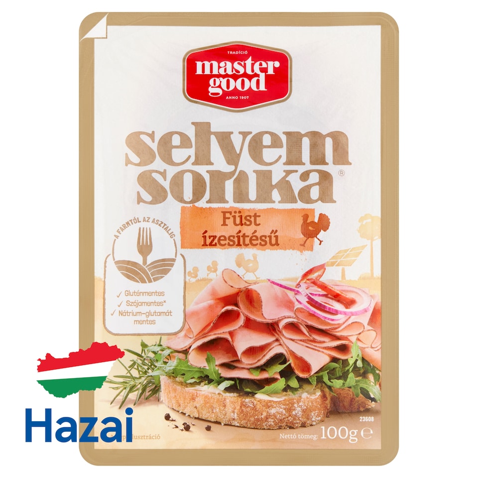 image 1 of Master Good Sliced, Smoke Flavored Ham 100 g