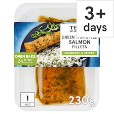 Tesco Green Thai Style Salmon Fillets 230g