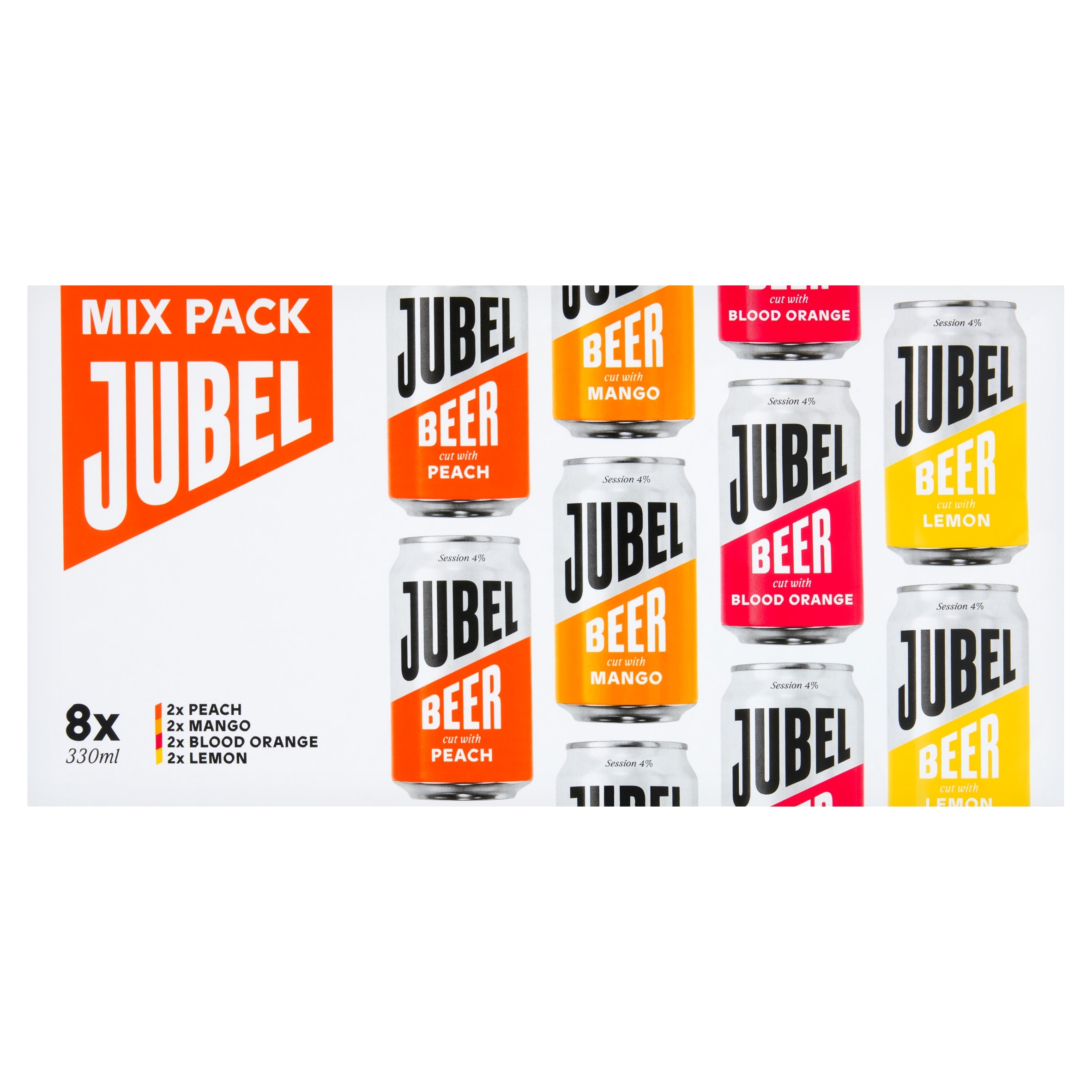 JUBEL Mixed Pack 8x330ml