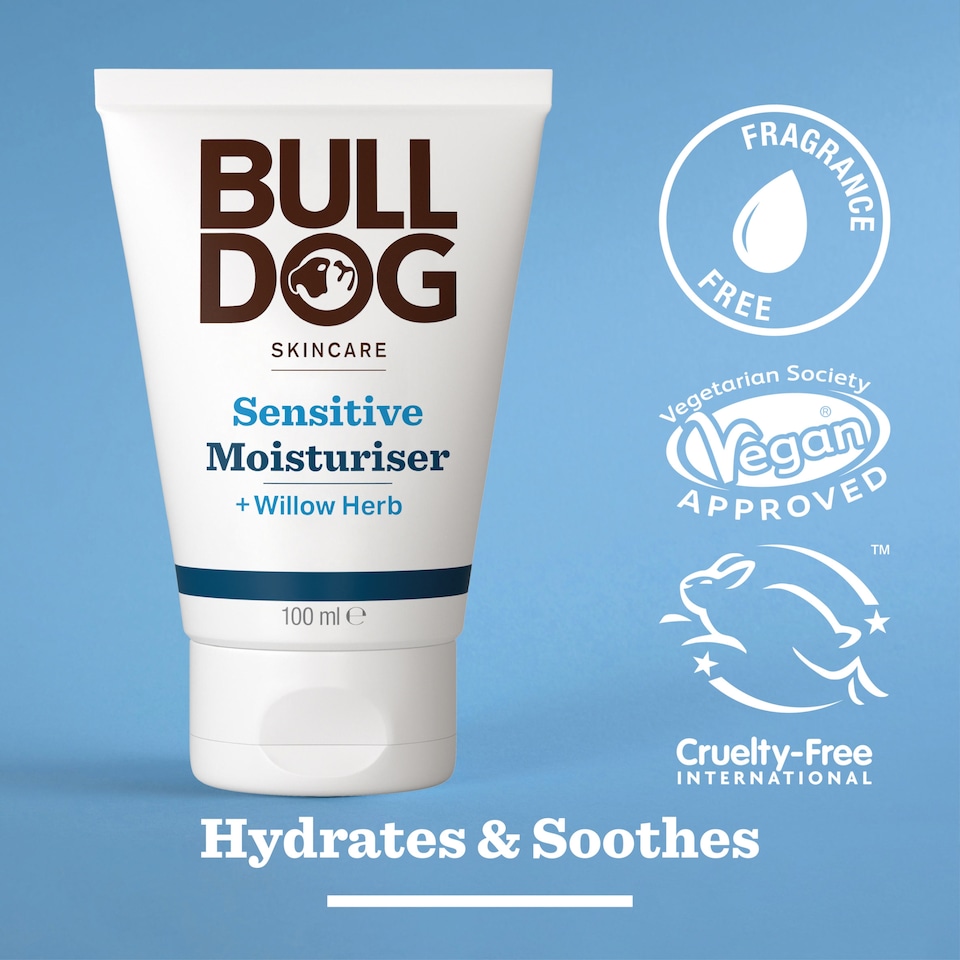 image 1 of Bulldog Skincare Sensitive Men's Face Moisturiser 100ml