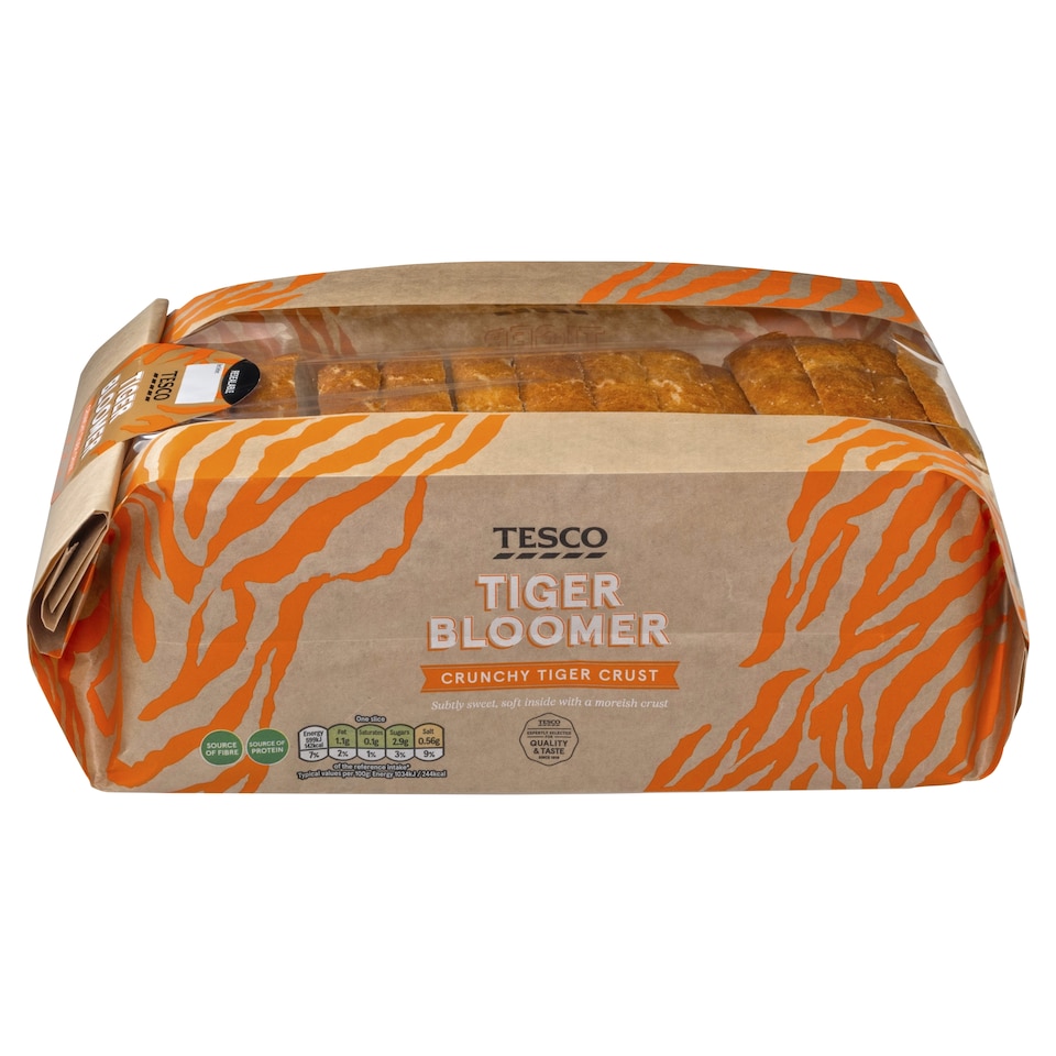Tesco Tiger Bloomer Bread 800g