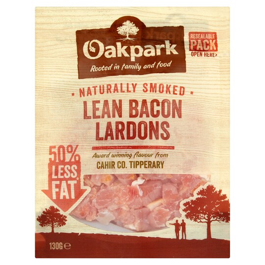 Oak Park Naturally Smoked Lardons 130G Tesco Groceries