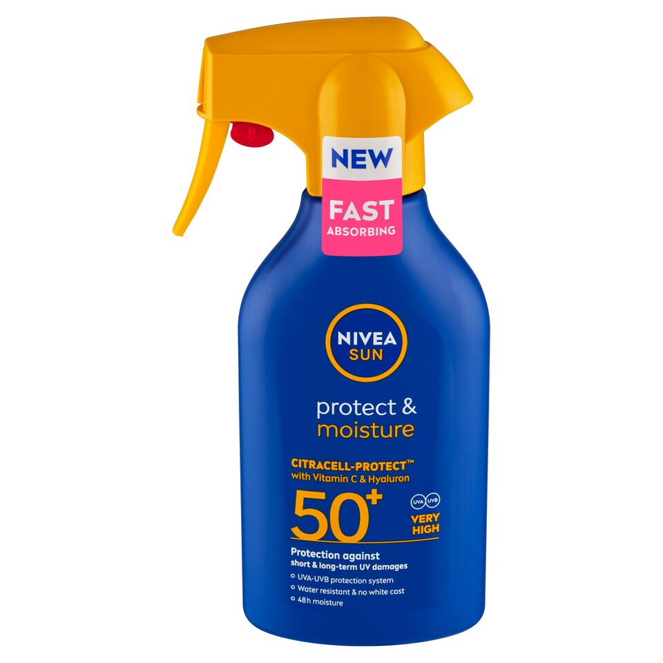 image 1 of Nivea Sun Protect & Moisture Moisturizing Spray SPF 50+ 270 ml