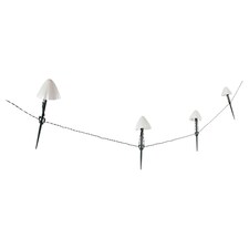 Tesco 10 Mushroom Solar String Lights 4.5M