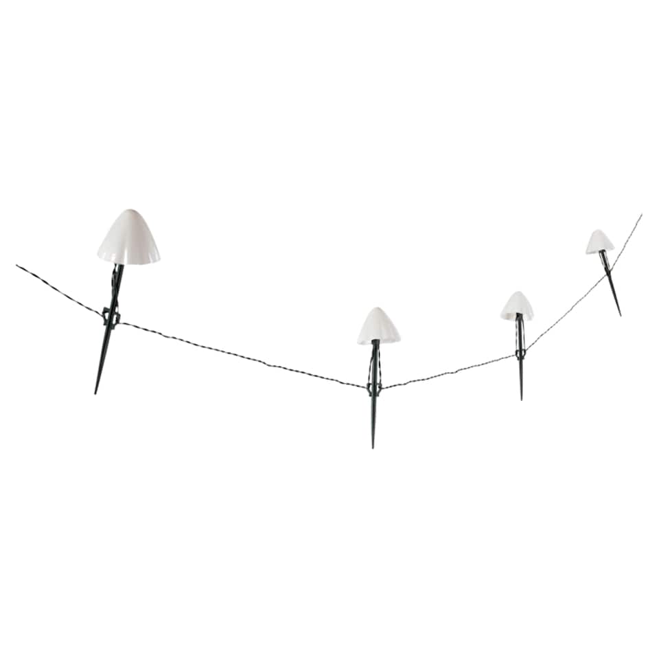 image 1 of Tesco 10 Mushroom Solar String Lights 4.5M