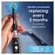 image 2 of Oral-B iO Ultimate Clean Black Toothbrush Heads 4 Pack