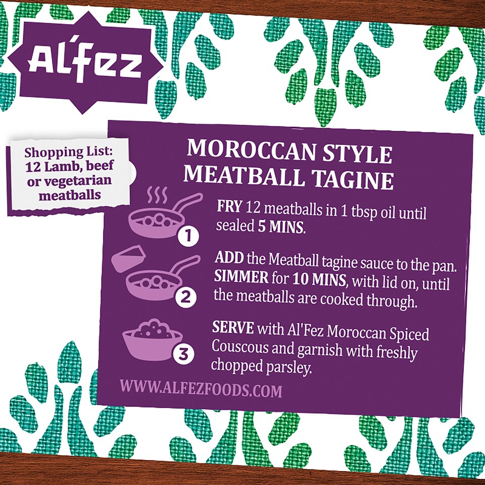 image 1 of Al'fez Moroccan Meatball Sauce 450G