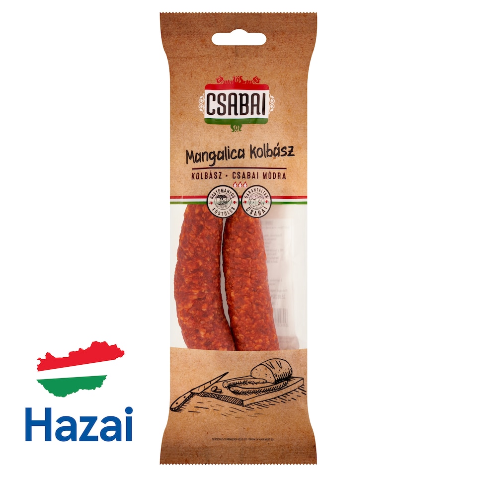 Csabai mangalica szárazkolbász 200 g 1. kép