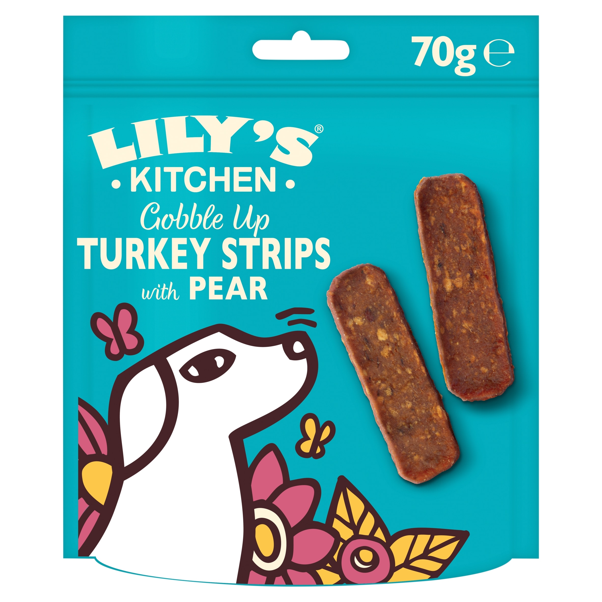 Lily's Kitchen Turkey Strips with Pear and Thyme for Dogs 70g