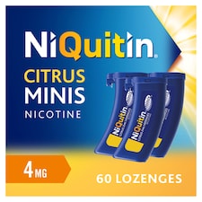 NIQUITIN Mini Lozenges Citrus 4.0mg 60s