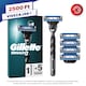 image 1 of Gillette Mach3 Razor for Men, 1 Gillette 3-Blade Razor, 1 Gillette Razor Blade Refills