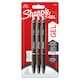 image 1 of Sharpie S-Gel Gel Pens, Black, Red & Blue Ink, 3 Count