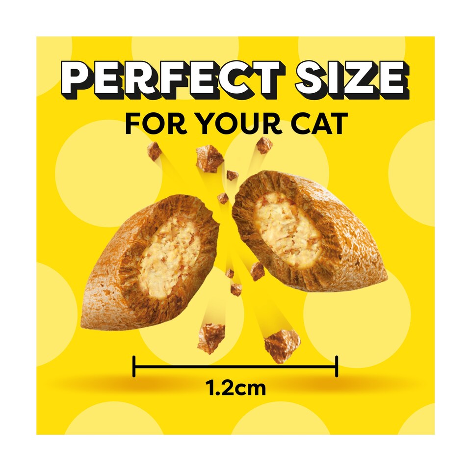 image 1 of Dreamies Cat Treat Biscuits with Chicken 60g