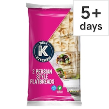 Deli Kitchen Persian Style Plain Flatbreads 2 Pack 180g