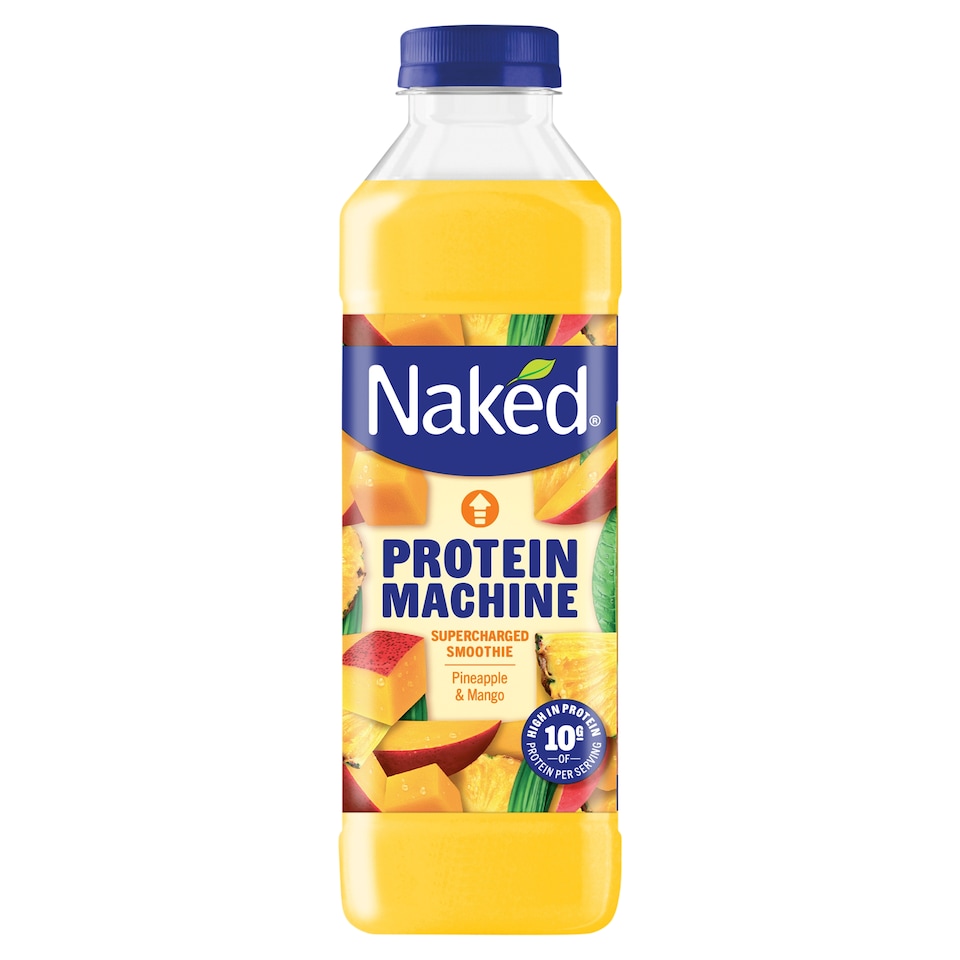 Naked Protein Machine Supercharged Smoothie Pineapple & Mango 750ml