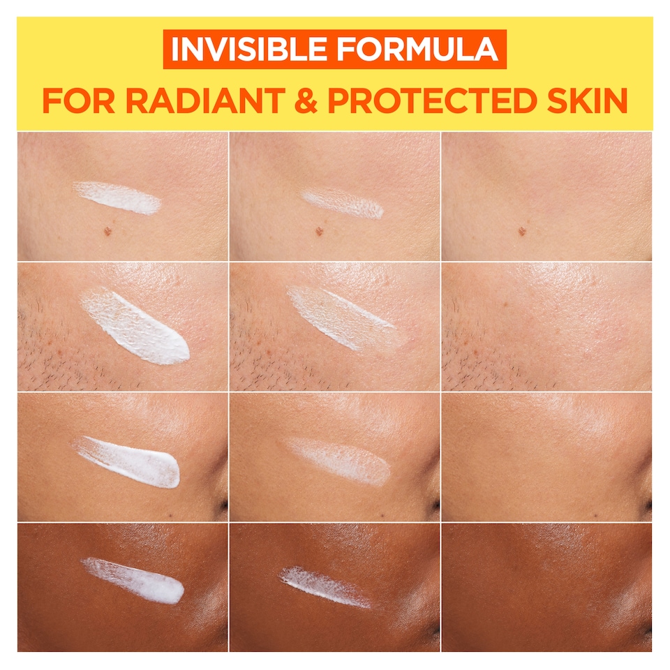 image 1 of Garnier Vitamin C Daily UV Fluid Invisible SPF50 40ml