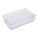 image 1 of Core Supply Clear Storage Bin Large Low
